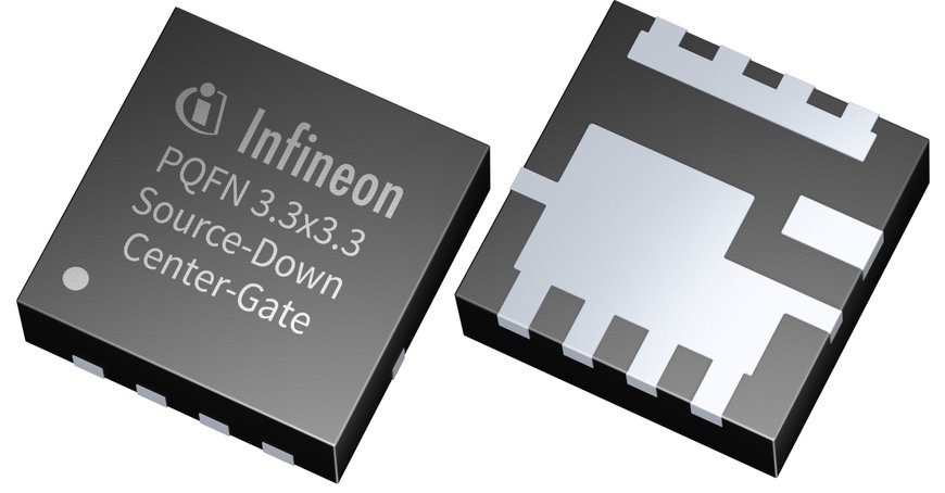 Infineon adds 40 V device in PQFN to its OptiMOS™ Source-Down power MOSFET family